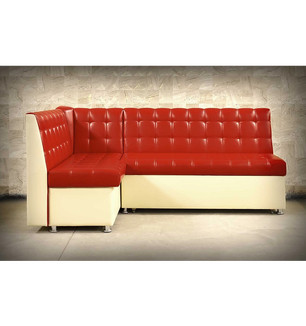 Диван Лофт (красно-белый)