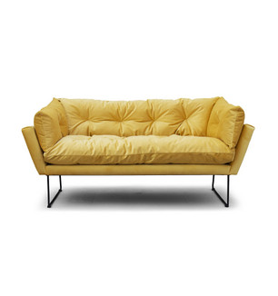 Диван Анико 2-х местный (желтый)
