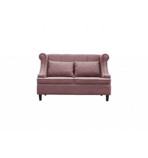 Диван Людвиг 2-х местный (розовый)