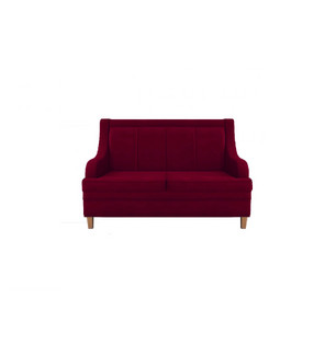 Диван Луи П 2-х местный (темно-красный)
