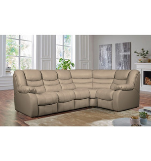 Диван Лорд, не раскладной (правый, светло-коричневый)