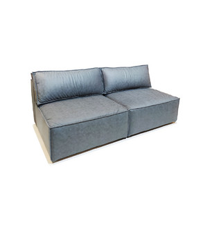 Диван Лео (2х модульный, серый)