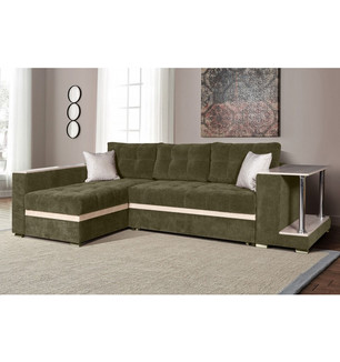 Диван Виктория Люкс (лиственно-зеленый)