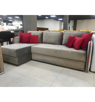 Диван Мишель (серебристый)