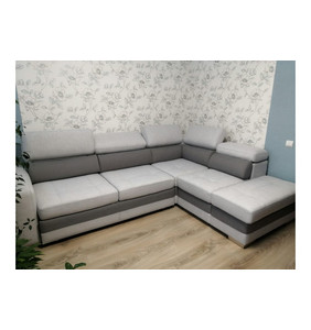 Диван Амадео (рогожка, светло-серый)