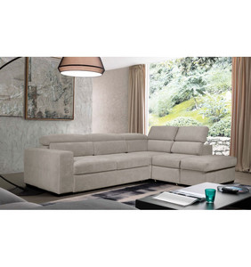 Диван Амадео (правый, кремовый)