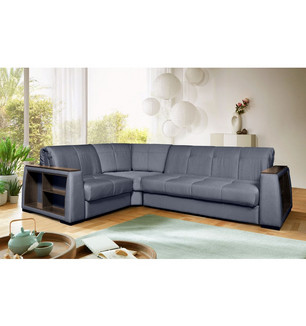 Диван Валенсия 80+140 (НПБ, темно-серый)