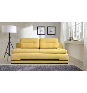 Диван Леон раскладной (желтый)