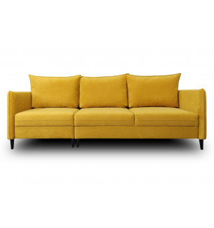 Диван-кровать Айва прямой (омега жёлтый)