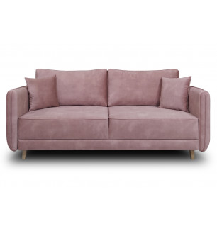 Диван-кровать Виша прямой (мадейра розовый)