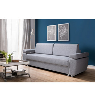 Диван Арбат-2 3-х местный ПБ (серый)