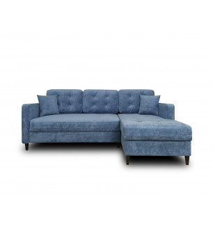 Диван-кровать Вернамо угловой (феллини синий)