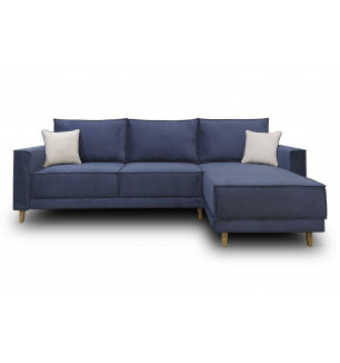 Диван-кровать Этран угловой (верона синий)
