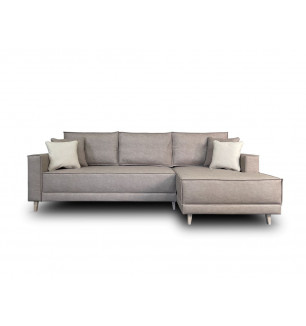 Диван-кровать Этран угловой (вертус бежевый)