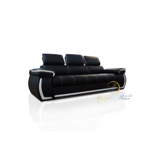 Прямой диван Айпетри Де Люкс (черный)