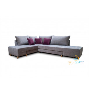 Угловой диван Оскар (пепельный)