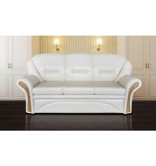 Диван Дели 3-х местный раскладной (белый)