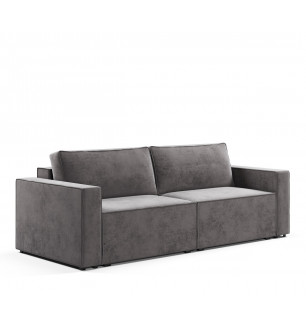 Прямой диван Леонардо П-02 (светло-серый)