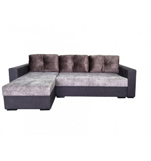 Угловой диван Пингвин 2 (серо-коричневый)