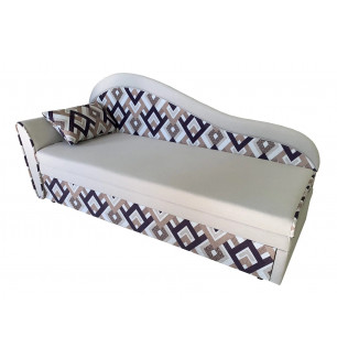 Диван-кровать Вика (светло-серый, левый угол)